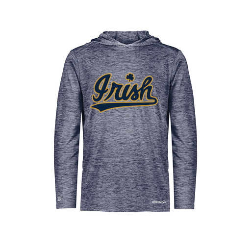 [FOLHCGNV-YS-LOGO1] Decker Youth Charge Hoodie (Youth S, Navy, Logo 1)