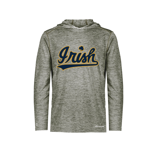 [FOLHCGGY-YS-LOGO1] Decker Youth Charge Hoodie (Youth S, Gray, Logo 1)